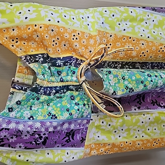 California sunshine two piece colorful tankini swim suit - Picture 3 of 8